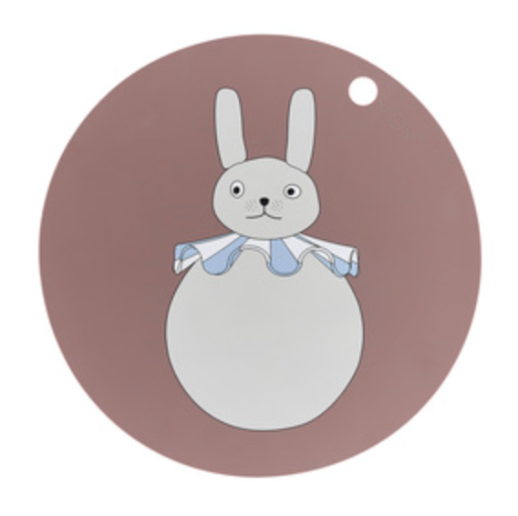 Placemat Rabbit Pompom | OYOY