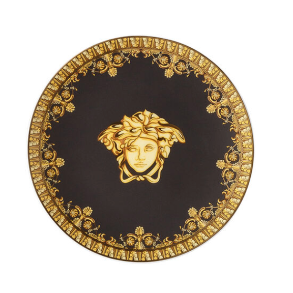 Versace Baroque Nero Plate flat | Rosenthal meets Versace