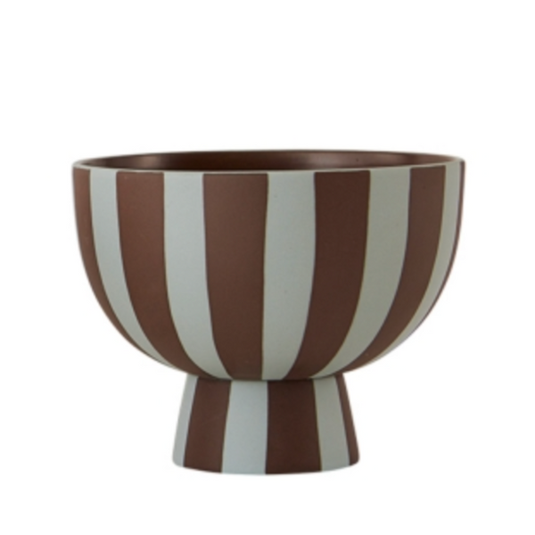 Toppu Mini Bowl- Dusty Blue/Choko | OYOY