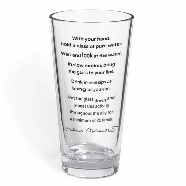 Drinking Water Glass | Marina Abramović