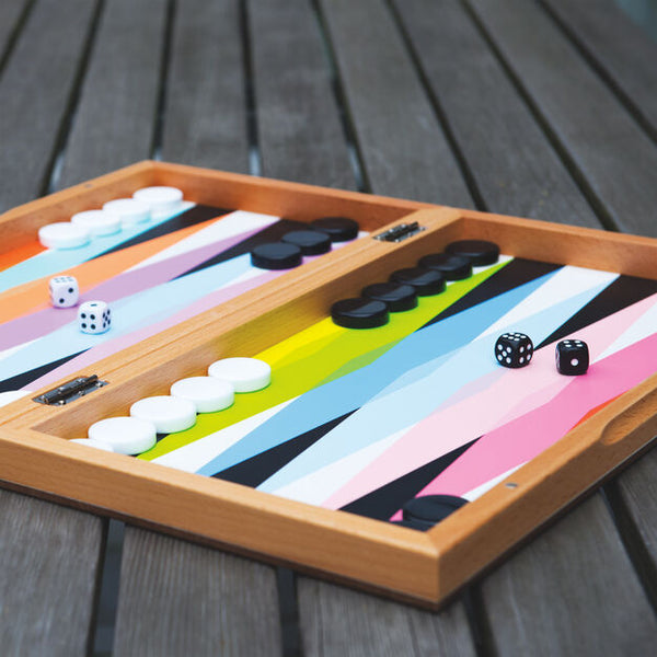 Colourplay Backgammon Set | MoMA