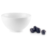Eva Solo White Legio Nova Bowl with Fluting on Outside with berries