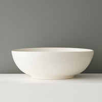 Gidon Bing Large Fruit Bowl Ceramic in Bone Crackle Glaze