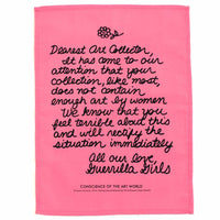 Guerrilla Girls Dear Art Collector Handkerchief