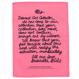 Guerrilla Girls Dear Art Collector Handkerchief