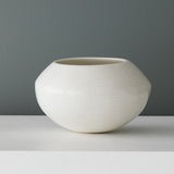 Gidon Bing Small Japanese Bowl with Bone Crackle Glaze