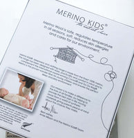 merino kids babywrap packaging back of box