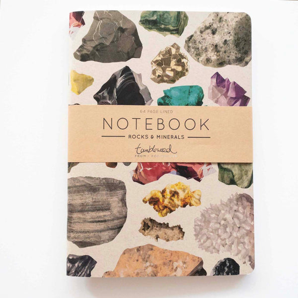 Painted Rocks & Minerals Notebook  - unlined | Tumbleweed