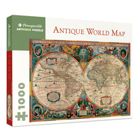 Henricus Hondius Antique World Map - 1000-piece Jigsaw Puzzle | Pomegranate
