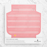 Octaevo Pink Aurea Paper Vase Flat Packaging