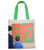 We Go To The Gallery John Sees The Painting Tote Bag Front