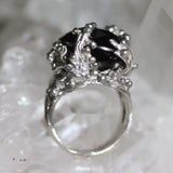Zora Bell Boyd Twig Ring - ONYX and Recycled Silver