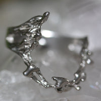Twig Recycled Silver Stacker Ring Zora Bell Boyd