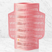 Octaevo Pink Aurea Paper Vase closeup