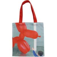 We Go To The Gallery I Want to Play With The Balloon Tote Bag Front