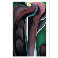 Georgia O'Keeffe Jack-in-Pulpit Abstraction-No.5 Notecard