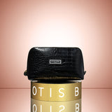 Otis Batterbee | Large Beauty Make Up Bag, Black Croc