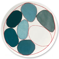 Louise Bourgeois Blue Circles Bone China Plate
