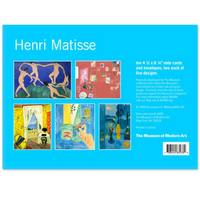 MoMA Design Store Henri Matisse Note Card Box Back