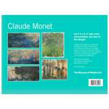 MoMA Design Store Claude Monet Note Card Box Back