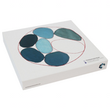 Louise Bourgeois Blue Circles Bone China Plate Gift Box