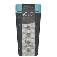 rCUP Reusable Coffee Cup Black & Teal