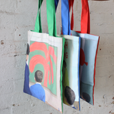 We Go To The Gallery Tote Bags
